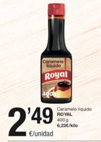 SPAR Caramelo Liquido Royal oferta
