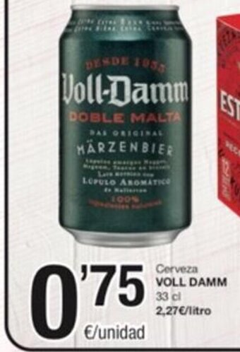 SPAR Cerveza Voll Damm oferta