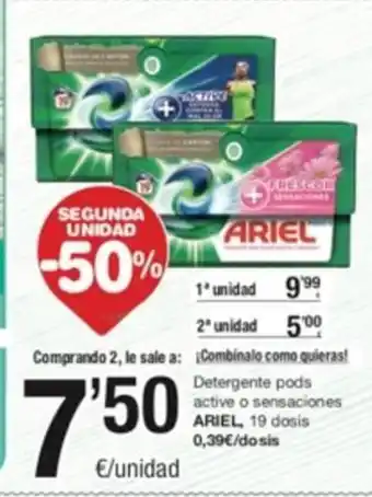 SPAR Sensaciones Ariel oferta