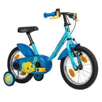 Bicicleta de niños 14 pulgadas btwin 500 ocean azul 3-4,5 años