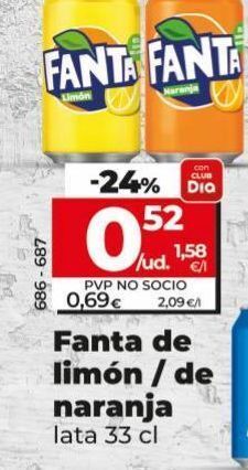 Maxi Dia Fanta de limon / de naranja oferta