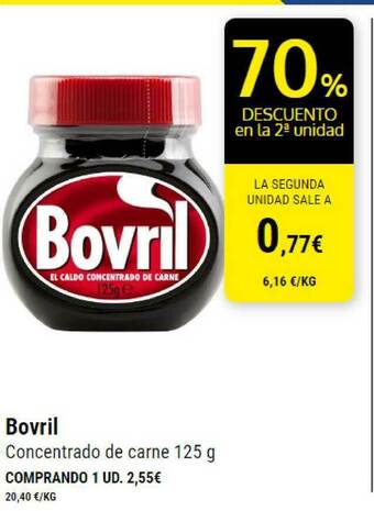 BM Supermercados Bovril Concentrado De Carne 125g oferta