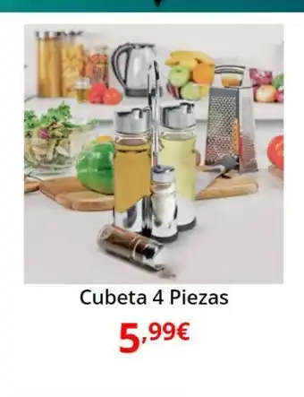 Espaço Casa Cubeta 4 piezas 5,99€ oferta