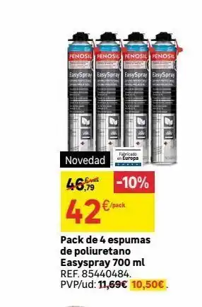 Leroy Merlin Espuma de poliuretano oferta