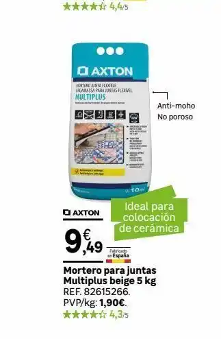 Leroy Merlin Mortero para juntas oferta