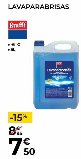 Feu Vert Lavaparabrisas krafft oferta