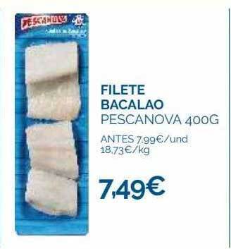 Supermercados La Despensa Filete bacalao pescanova oferta