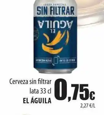 Spar Tenerife Cerveza sin filtrar lata el águila oferta