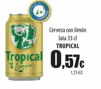 Spar Tenerife Cerveza con limón lata tropical oferta