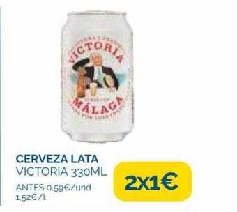Supermercados La Despensa Cerveza lata victoria oferta
