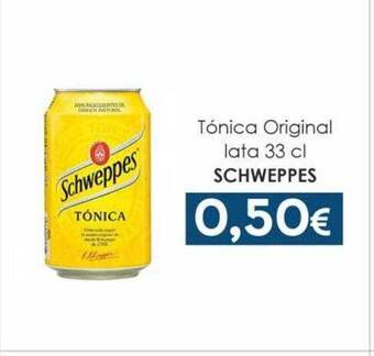 SPAR Lanzarote Tónica original schweppes oferta