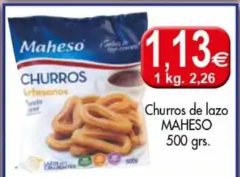 Congelados Copos Churros de Lazo Maheso 500grs oferta