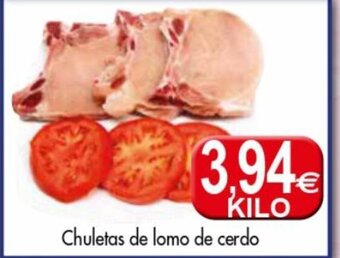Congelados Copos Chuletas de Lomo de Cerdo oferta