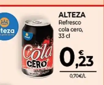 CashDiplo Alteza Refresco Cola Cero, 33cl oferta