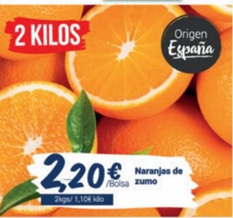 Supermercados Plaza Naranja de Zumo oferta