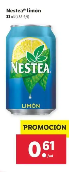Lidl Nestea Limon 33cl oferta