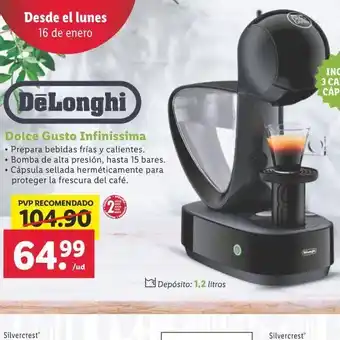 Lidl Dolce gusto infinissima oferta