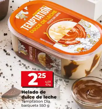 Maxi Dia Helado de crema dulce de leche oferta