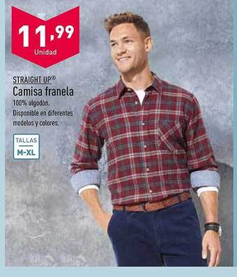 ALDI Straight up camisa franela oferta
