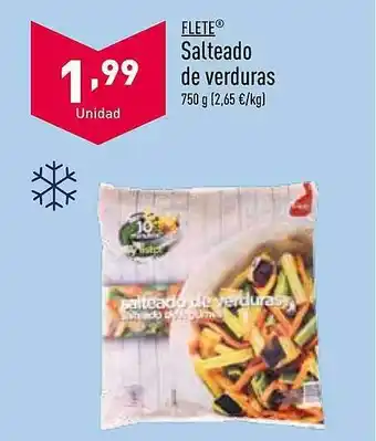 ALDI Flete salteado de verduras oferta