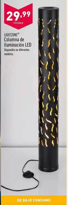 ALDI Lightzone columna de iluminácion led oferta