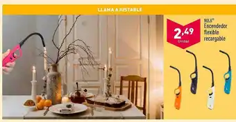 ALDI Nola encendedor flexible recargable oferta