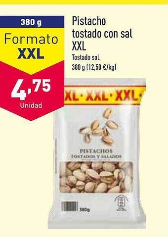 ALDI Pistacho tostado con sal xxl oferta