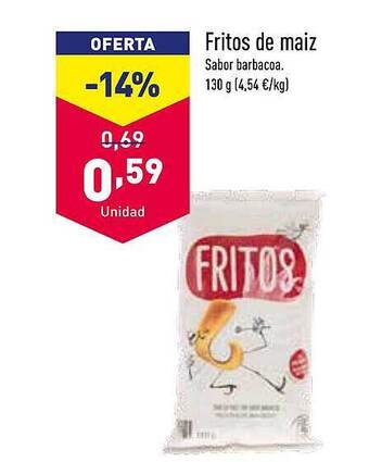 ALDI Fritos de maiz oferta