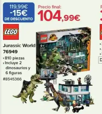 Costco Lego jurassic world oferta