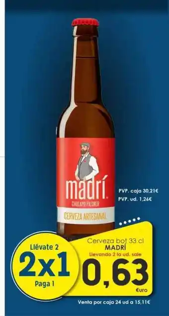 SPAR Lanzarote Cerveza madri oferta