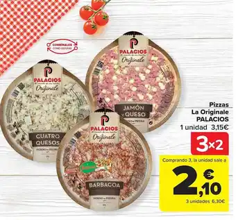 Carrefour Pizzas la original palacios oferta
