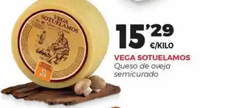 Supermercados Lupa Vega sotuelamos queso de aveja semicurado oferta
