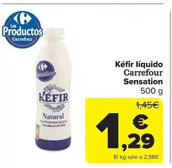 Carrefour Kéfir liquido carrefour sensation oferta