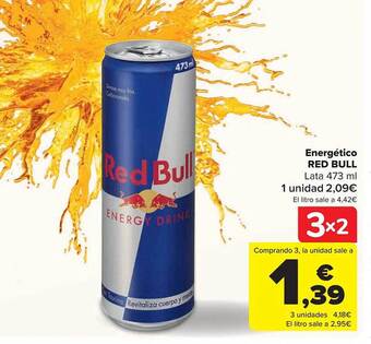 Carrefour Energético red bull oferta