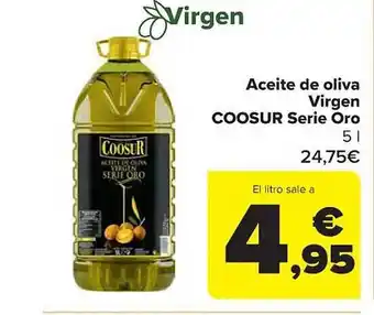 Carrefour Aceite de oliva coosur serie oro oferta