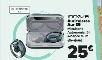 Carrefour Innova auriculares aur 35 oferta