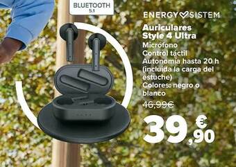 Carrefour Energy sistem auriculares style 4 ultra oferta