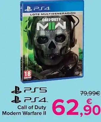 Carrefour Ps5 ps4 call of duty modern warfare ii oferta