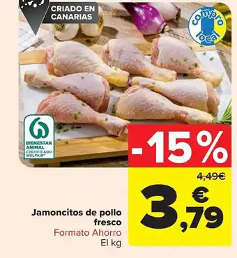 Carrefour Jamoncitos de pollo fresco oferta