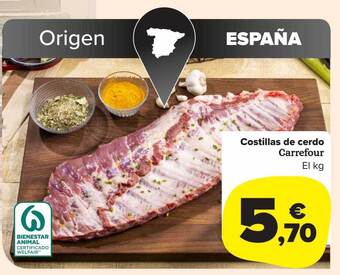 Carrefour Market Costillas de cerdo carrefour oferta