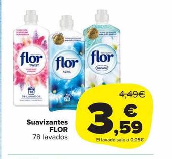 Carrefour Market Suavizantes flor oferta