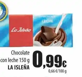 Spar Tenerife Chocolate con leche la isleña oferta