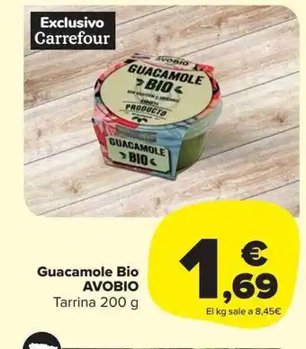 Carrefour Market Guacamole bio avobio oferta
