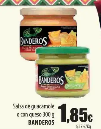 Spar Tenerife Salsa de guacamole o con queso banderos oferta