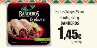 Fajitas wraps banderos