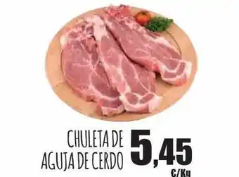 Spar Tenerife Chuleta de aguja de cerdo oferta