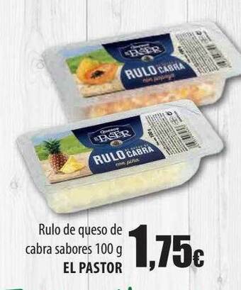 Spar Tenerife Rulo de queso de cabra sabores el pastor oferta