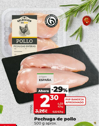 Maxi Dia Pechuga de pollo 500g oferta
