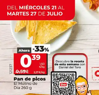 Maxi Dia Pan de picos 260g oferta