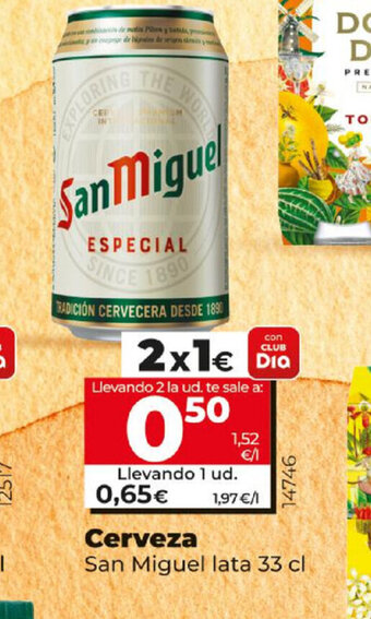 Maxi Dia Cerveza San Miguel lata 33 cl oferta